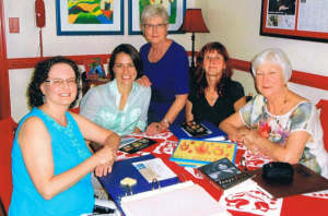 (L-R) Patty O'Connor, Christine Beresniova, Nancy Wright Beasley, Ingrida Vilkiene and Becky Quesenberry