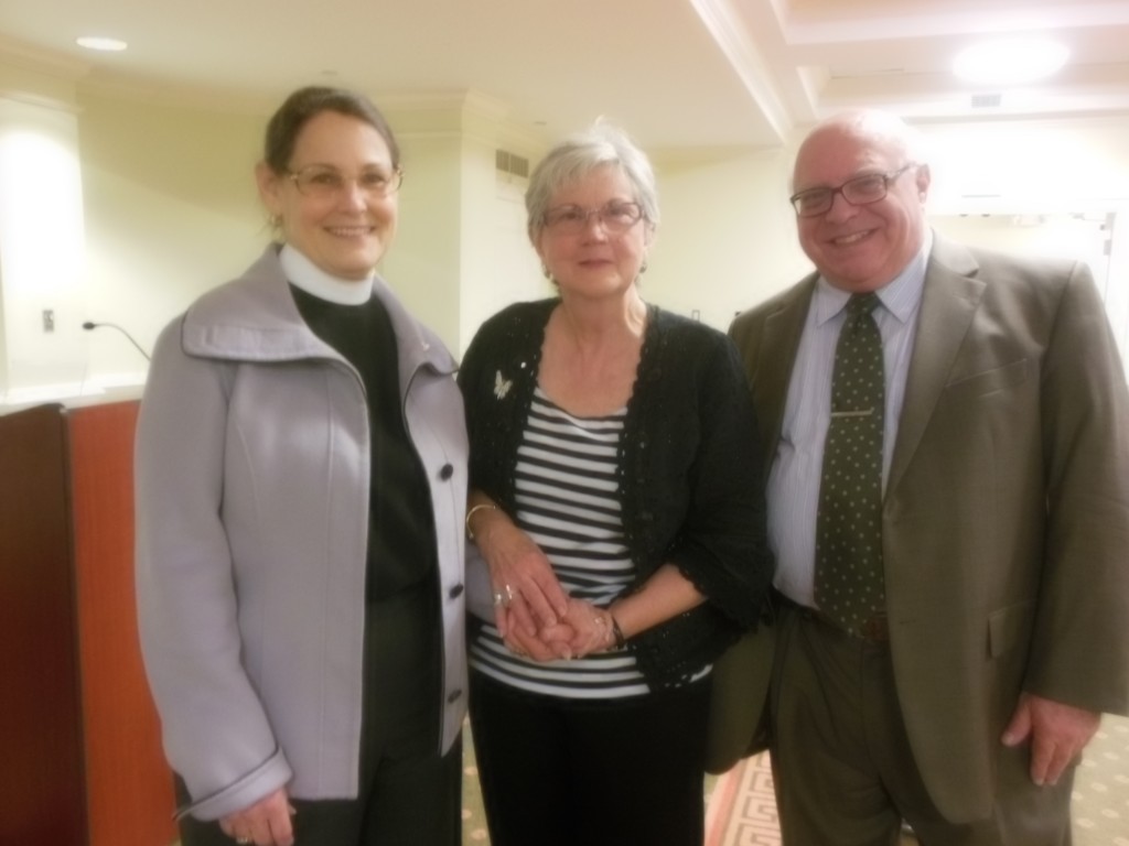 I visited with the Reverend Ann Dieterle, former associate rector of St. James, as well as John Hagadorn, a member there following a presentation and book signing at St. James Episcopal Church in Richmond